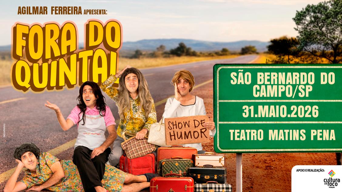 Imagem do evento Fora do Quintal -  Agilmar Ferreira - São Bernardo do campo /SP