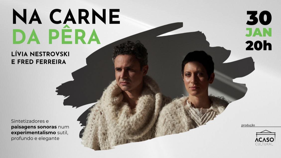 Imagem do evento Na carne da pêra, com Lívia Nestrovski e Fred Ferreira
