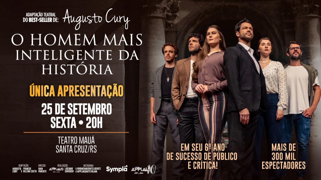 Imagem do evento O Homem Mais Inteligente da História  Santa Cruz/RS