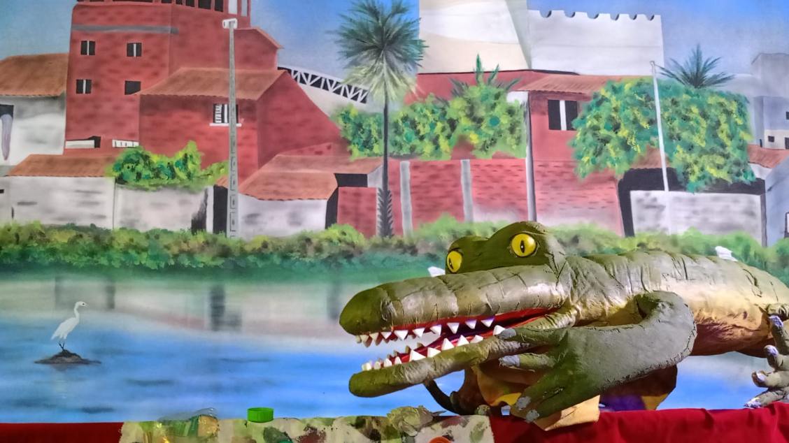 Imagem do evento CENA INFÂNCIA - NA LAGOA DO JACARÉ LILICO NÃO PODE JOGAR LIXO