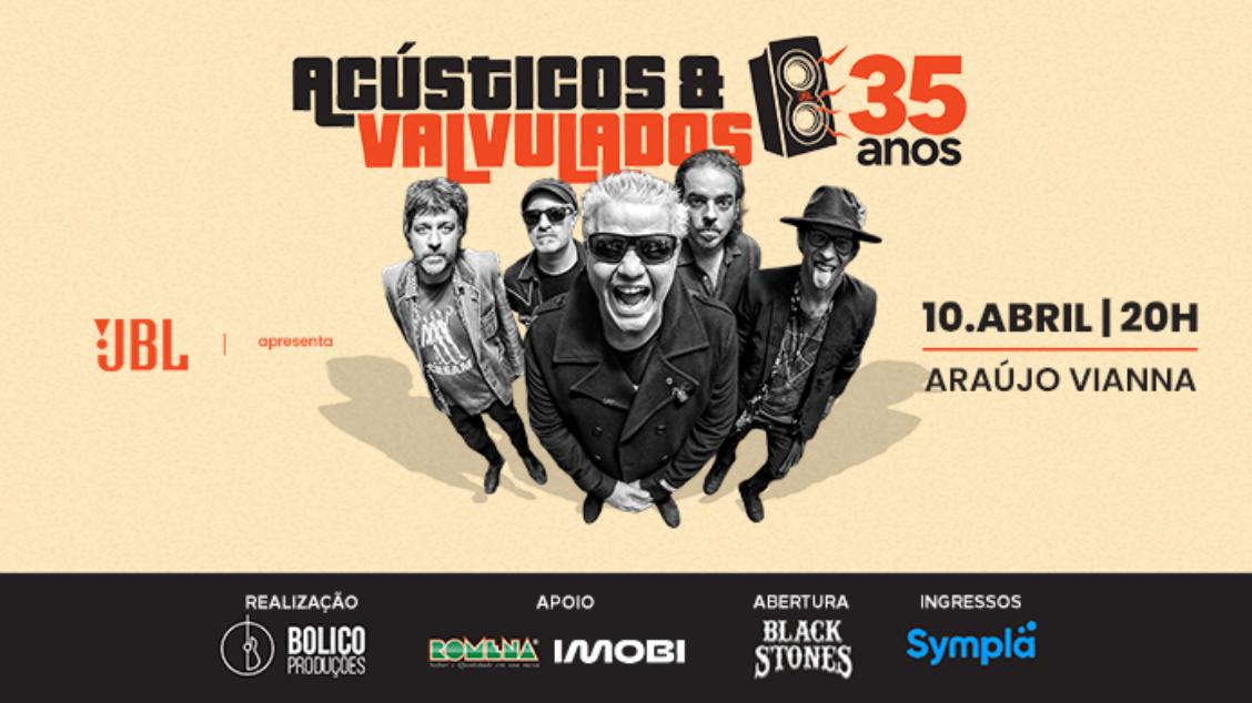 Imagem do evento ACÚSTICOS & VALVULADOS  35 ANOS - 10/04/26