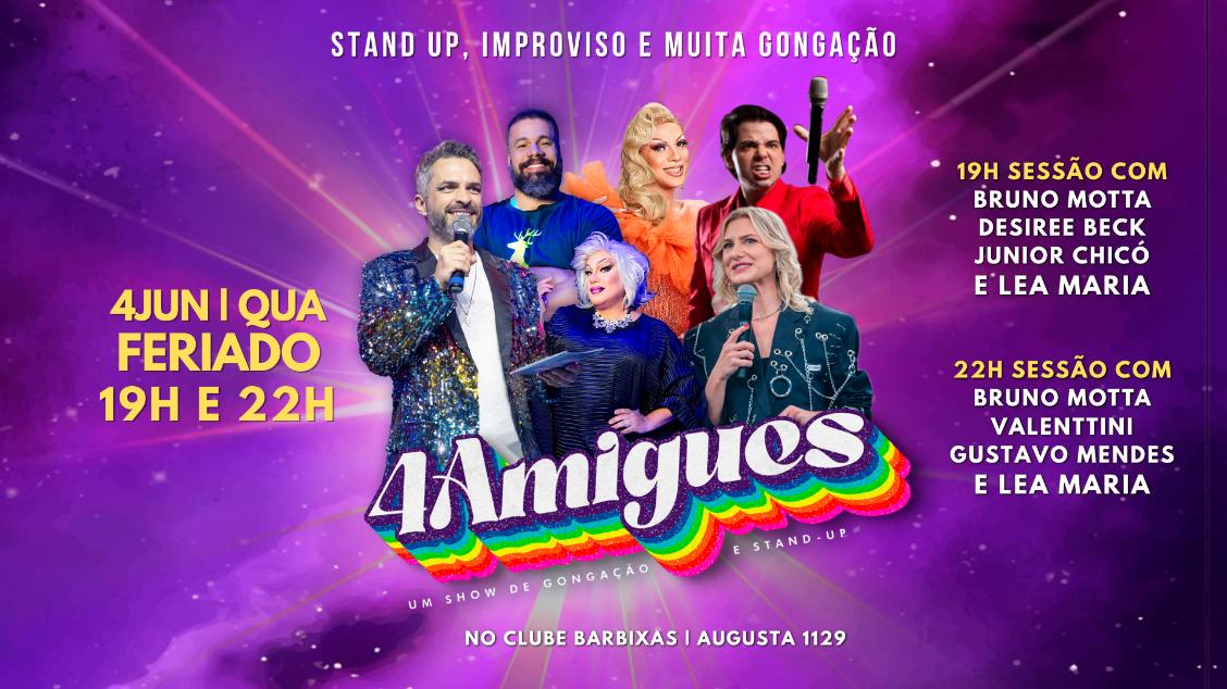 Imagem do evento 4 Amigues 