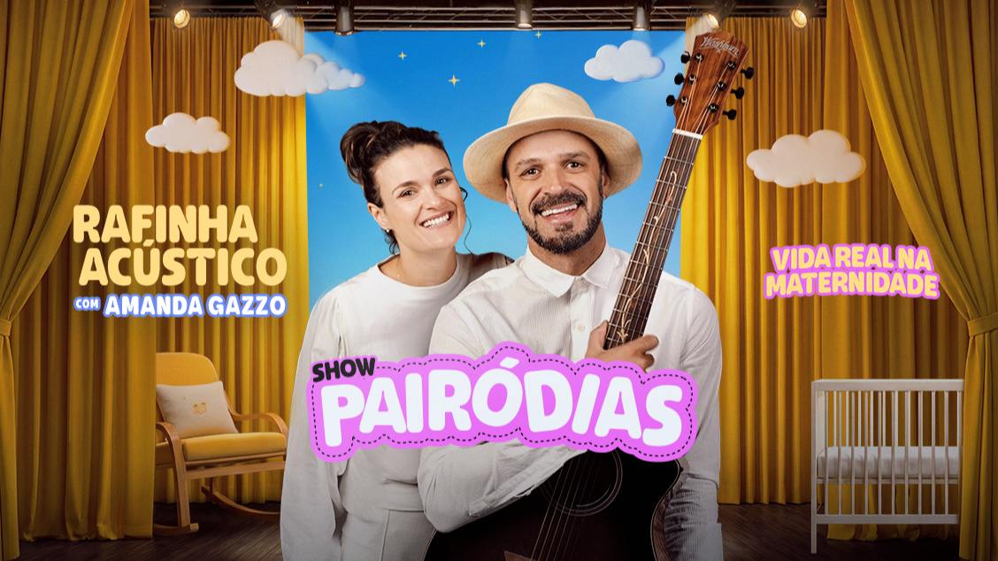 Imagem do evento Rafinha Acústico – Pairódias - Vida Real na Maternidade  Com Rafael Gasparin e Amanda Gazzo.