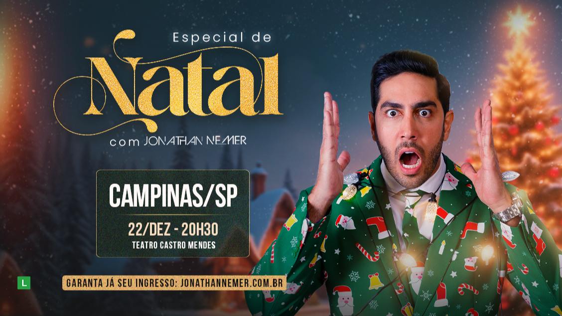 Imagem do evento ESPECIAL DE NATAL - JONATHAN NEMER