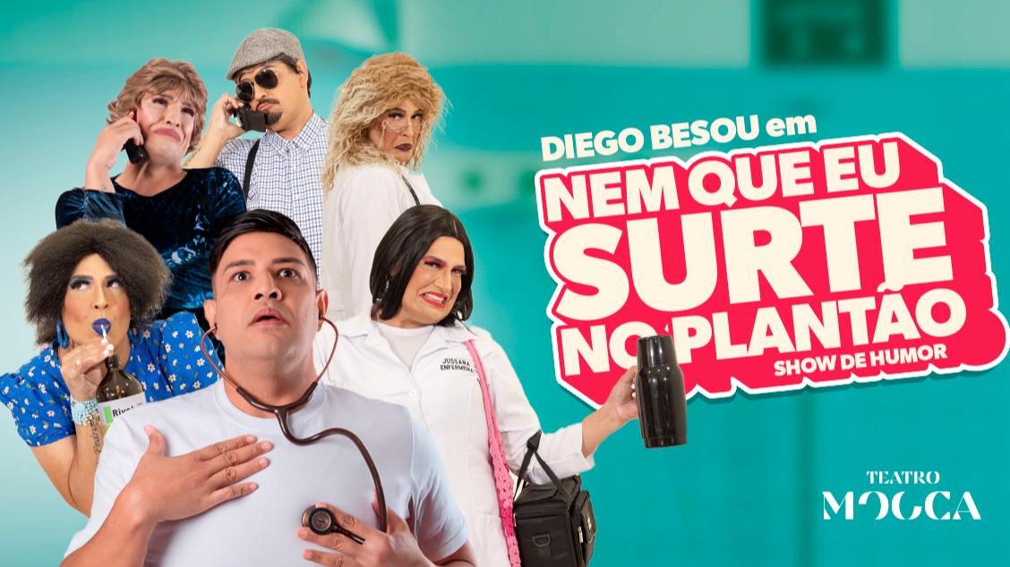 Imagem do evento NEM QUE EU SURTE NO PLANTÃO' COM DIEGO BISOU - Mooca 2026