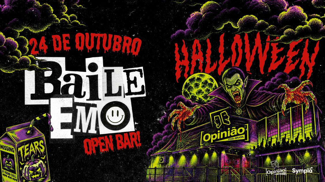 Imagem do evento BAILE EMO :: HALLOWEEN 2026 :: OPEN BAR :: 24/10/26
