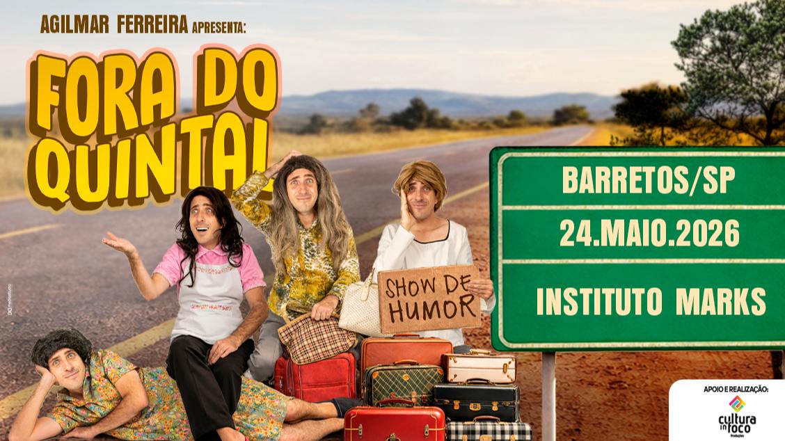 Imagem do evento Fora do Quintal - Agilmar Ferreira - Barretos