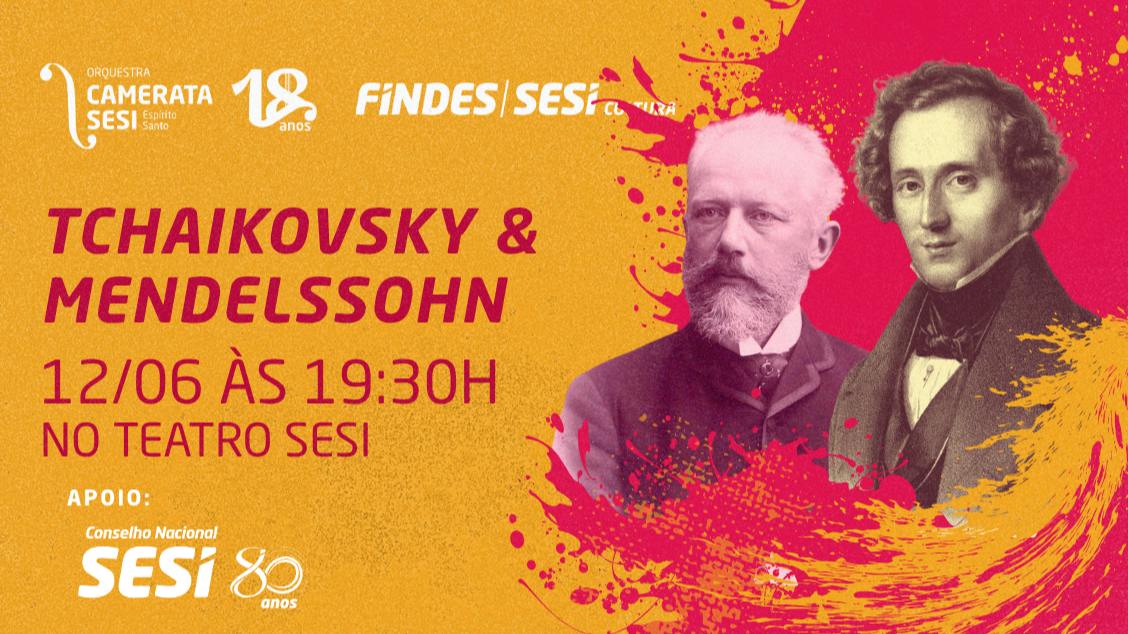 Imagem do evento Orquestra Camerata Sesi - Temporada Clássica: Mendelssohn, Hindemith e Tchaikovsky