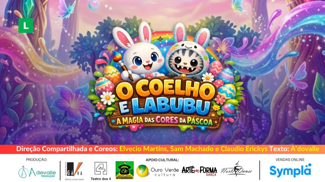 O COELHO E LABUBU A MAGIA DAS CORES DA PÁSCOA