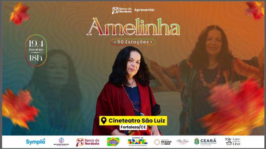 Imagem do evento Amelinha – 50 Estações