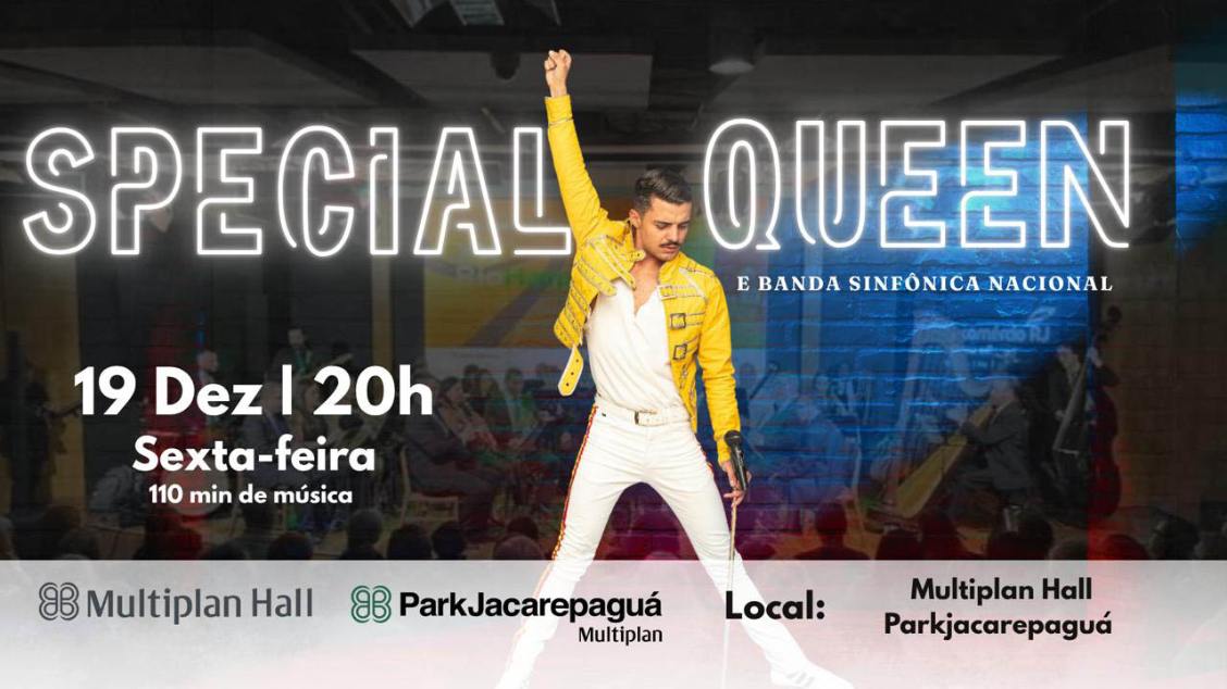 Imagem do evento SPECIAL QUEEN e Banda Sinfônica Nacional