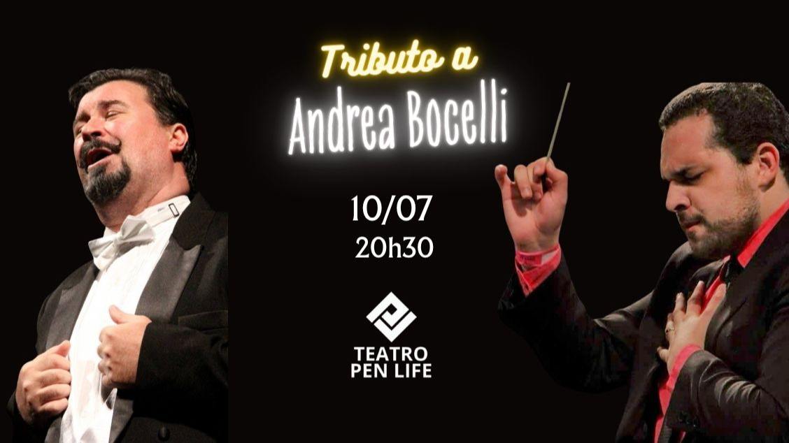 Imagem do evento Tributo a Andrea Boccelli Sexta 10 julho às 20h30