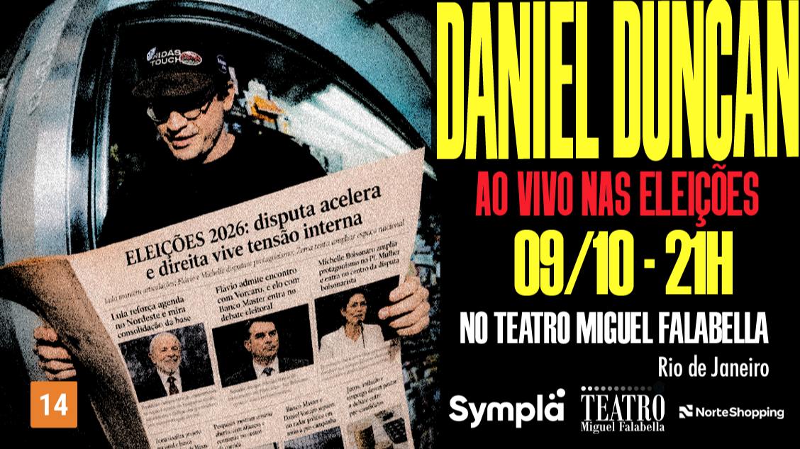 Imagem da fonte — 'Daniel Duncan' Ao vivo nas Eleições