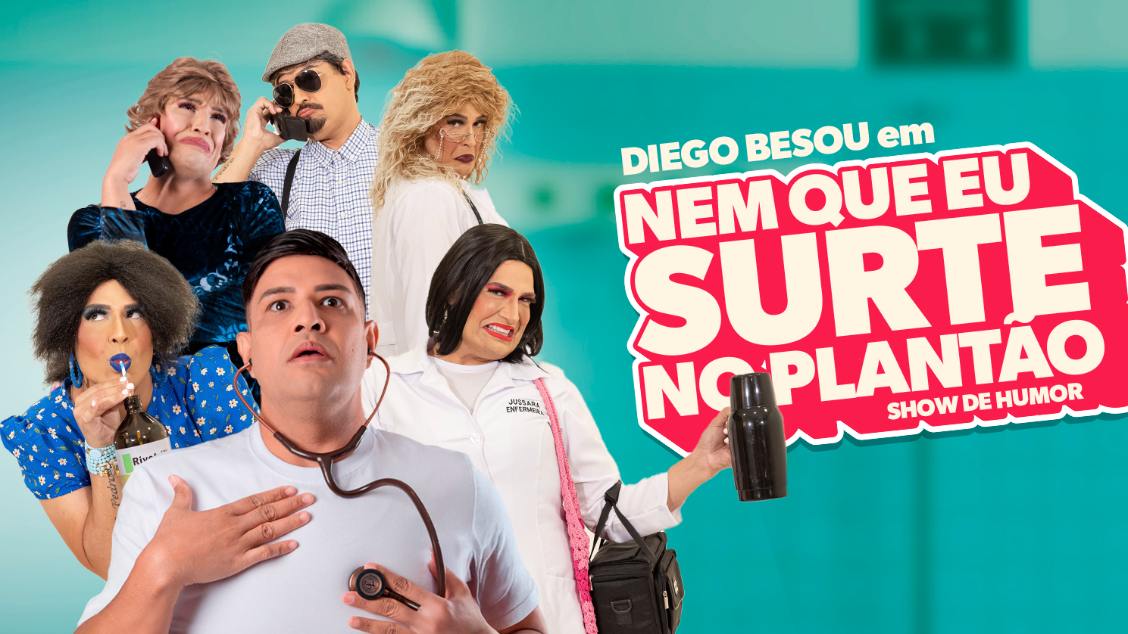 Imagem do evento DIEGO BESOU em UBERABA Nem Que Eu Surte No Plantão 2026