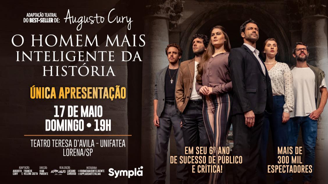 Imagem do evento O Homem Mais Inteligente da História  Lorena