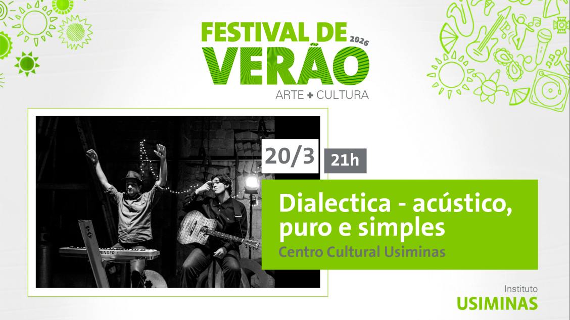 Imagem do evento FESTIVAL DE VERÃO 2026 - ACÚSTICO, PURO E SIMPLES