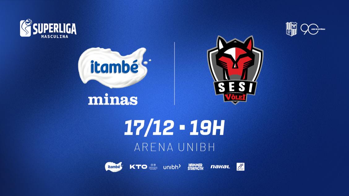 Imagem do evento SUPERLIGA MASCULINA DE VÔLEI 2025 / 2026 - ITAMBÉ MINAS X SESI VÔLEI