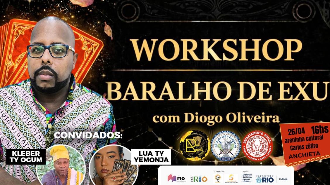 Imagem do evento Workshop: Baralho de Exú com Diogo Oliveira 