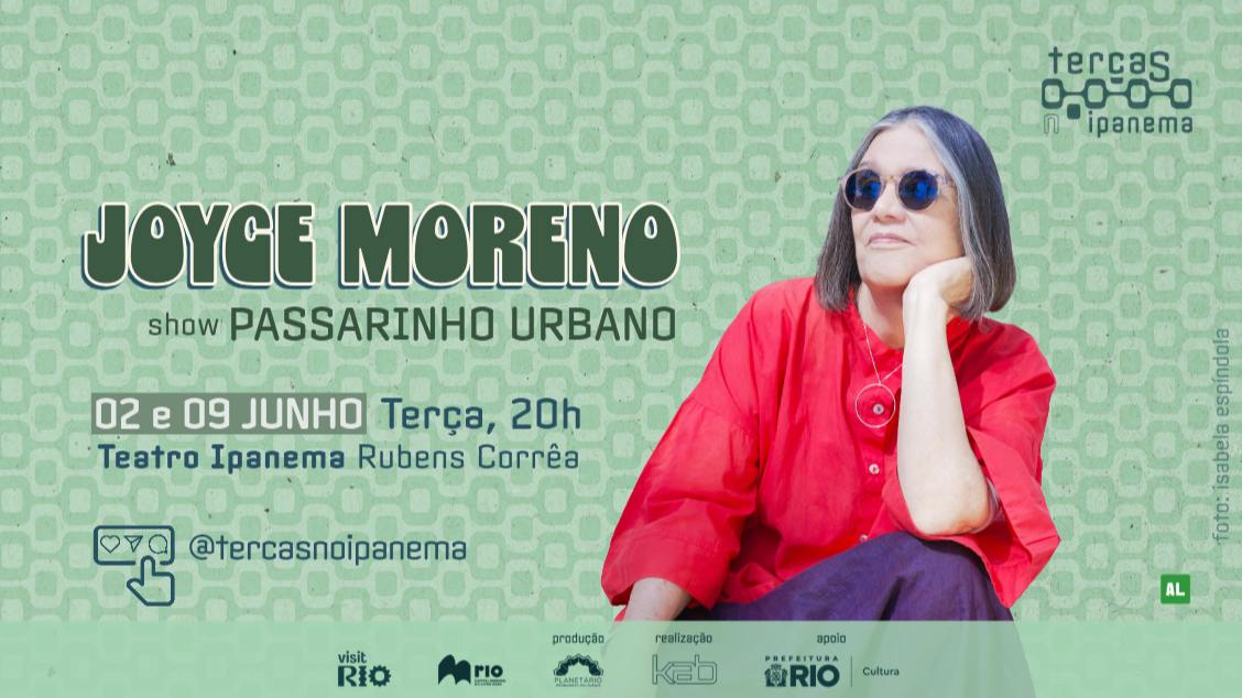Imagem do evento Terças no Ipanema - Joyce Moreno