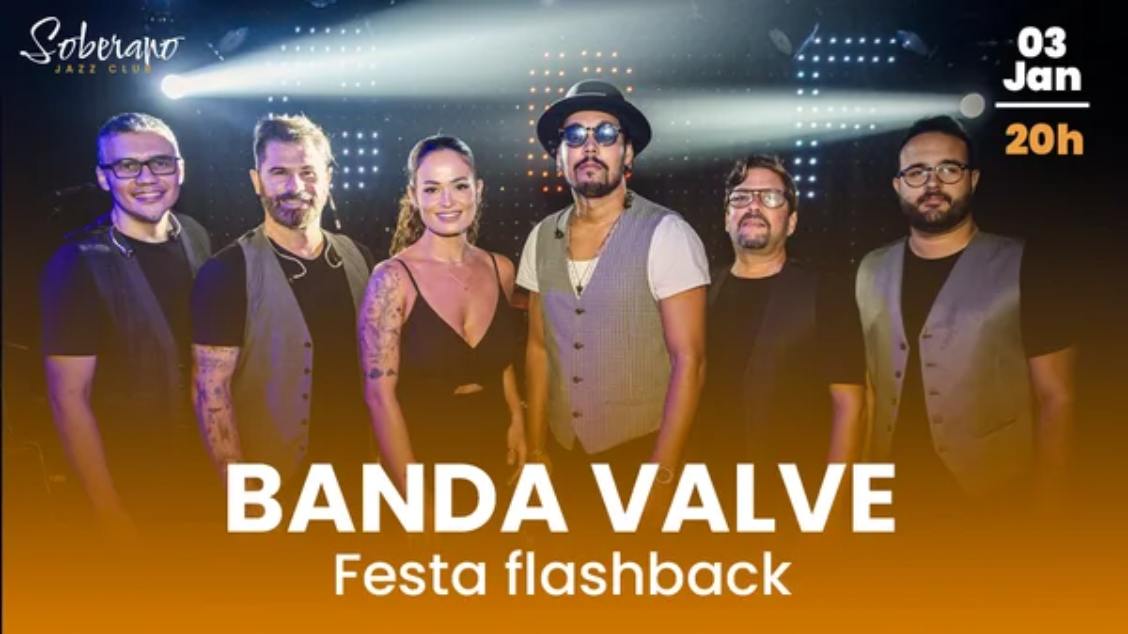 Imagem do evento Festa  Flashback  com a banda Valve