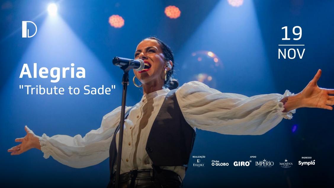 Imagem do evento ALEGRIA  'TRIBUTE TO SADE' - 19.11