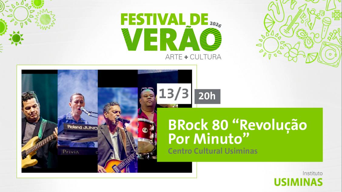 Imagem do evento FESTIVAL DE VERÃO 2026 - BROCK 80 'REVOLUÇÃO POR MINUTO' 