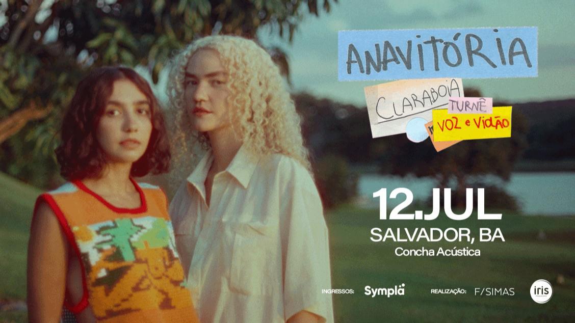 Imagem do evento  ANAVITÓRIA, em “Claraboia”