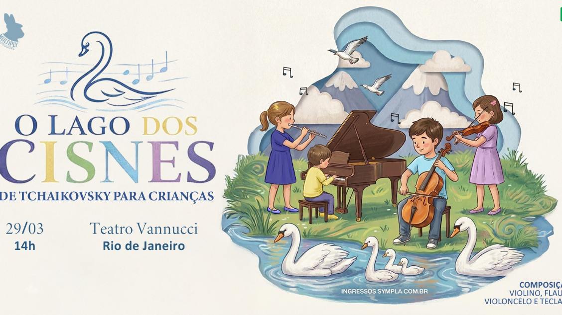 O Lago dos Cisnes  para Crianças