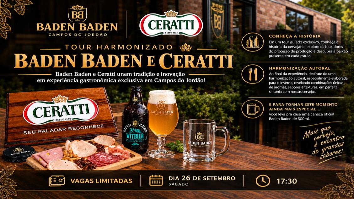 Tour Harmonizado Baden Baden e Ceratti