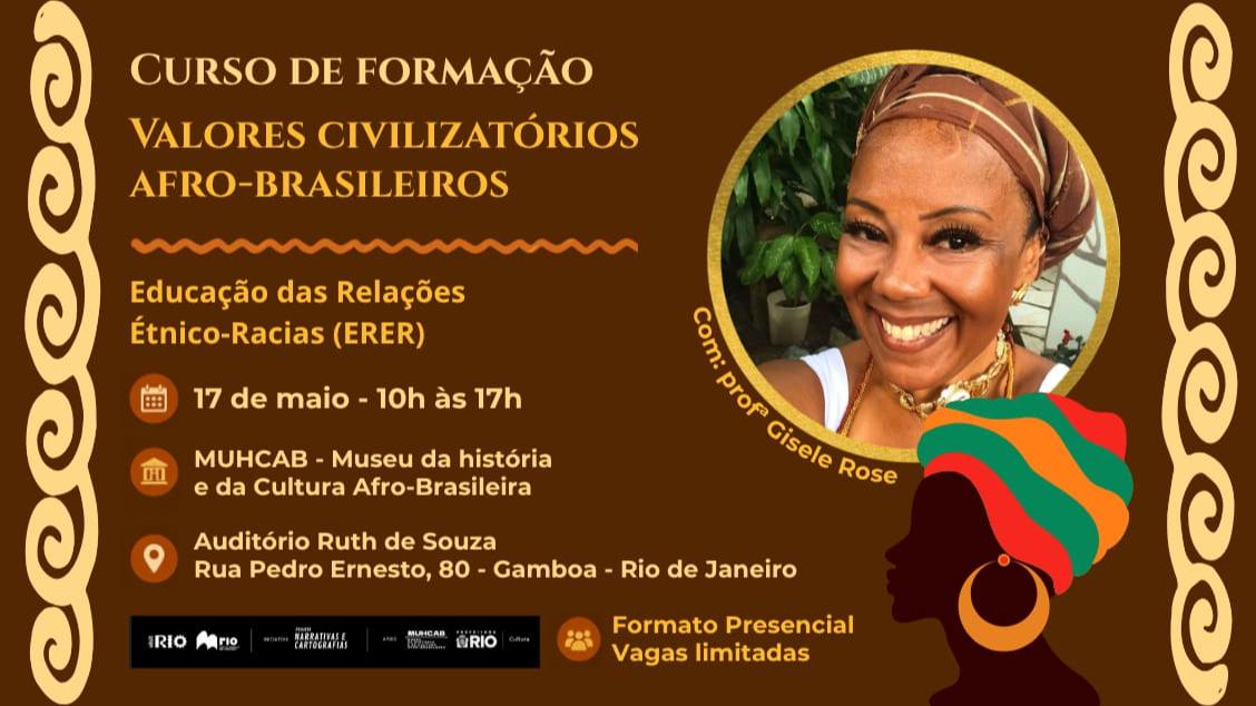 Imagem do evento Curso de Formação - Valores Civilizatórios Afro-Brasileiros