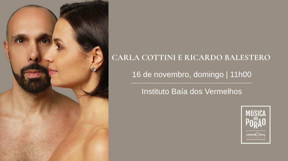 Imagem do evento PAISAGENS LÍRICAS - Carla Cottini & Ricardo Ballestero