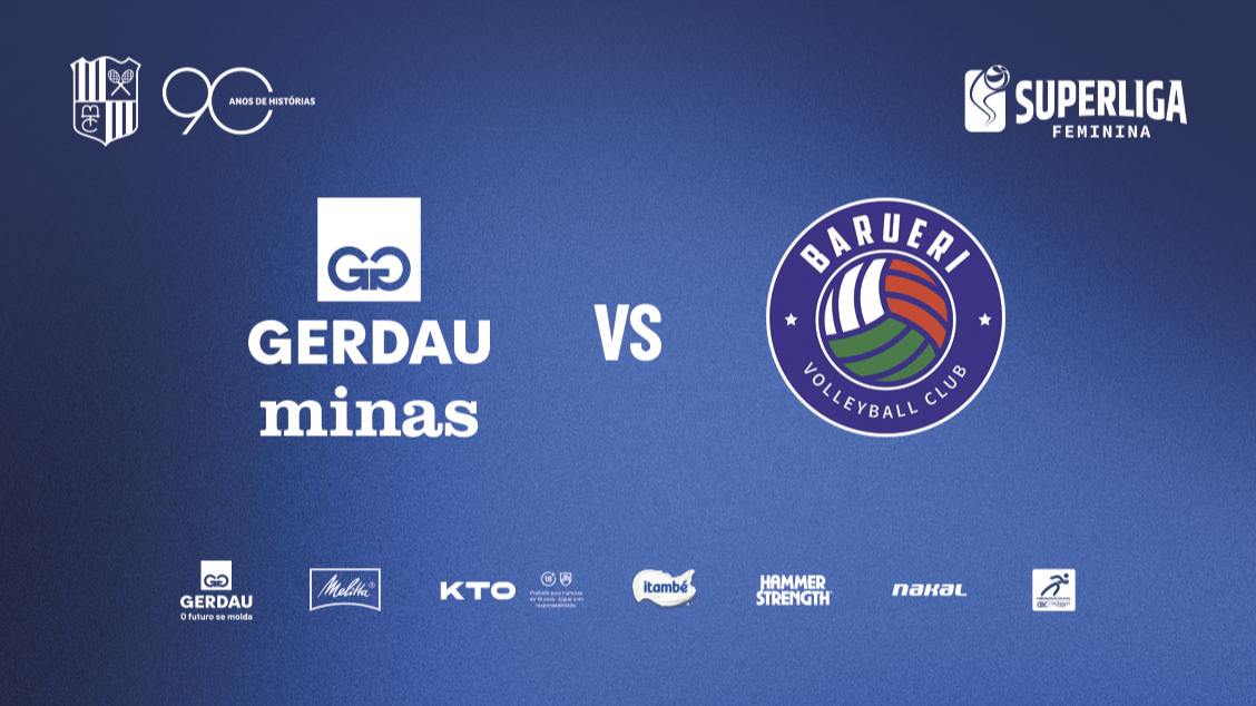 Imagem do evento SUPERLIGA FEMININA DE VOLEIBOL 2026 > GERDAU MINAS X PAULISTANO BARUERI