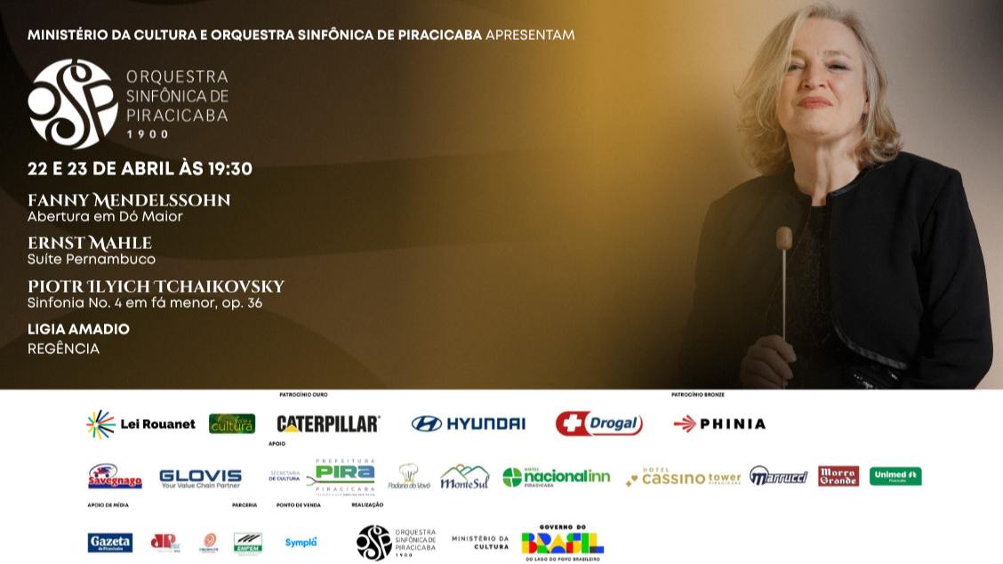 Imagem do evento Orquestra Sinfônica de Piracicaba - Maio