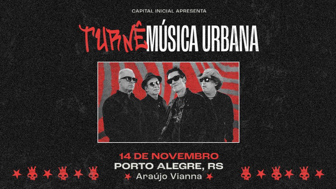 Imagem do evento CAPITAL INICIAL  MÚSICA URBANA - 14/11/26