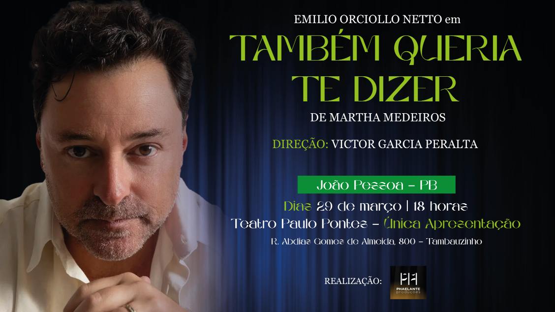 Imagem do evento TAMBÉM QUERIA TE DIZER