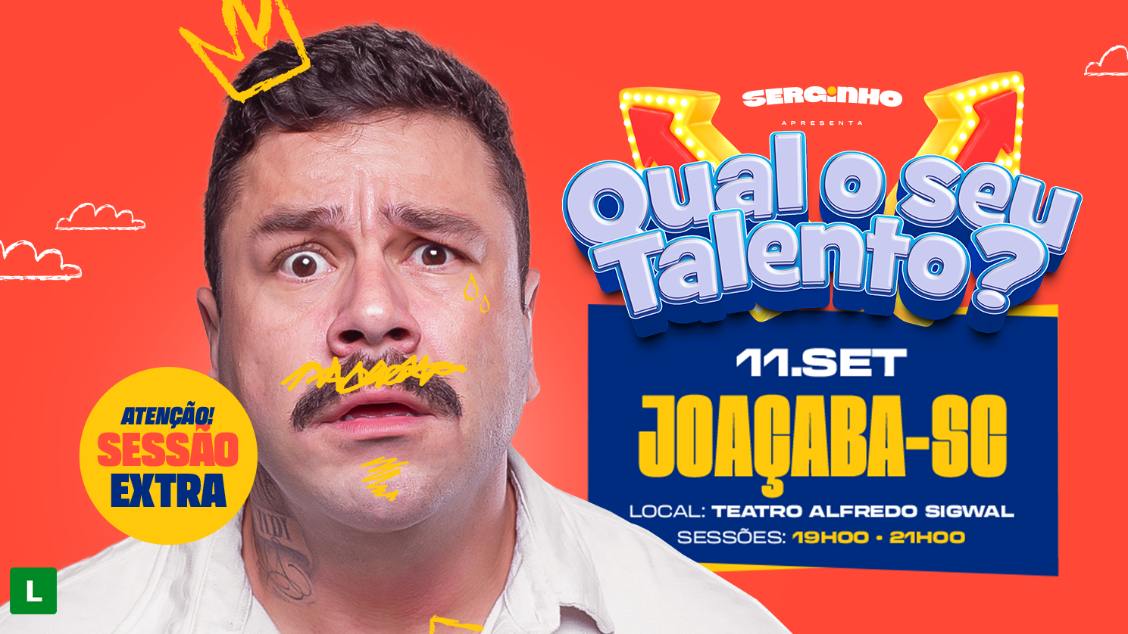 Imagem do evento SERGINHO LACERDA em JOAÇABA/SC - VIDA DE PAI 