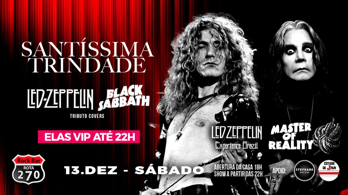 BLACK SABBATH COVER E LED ZEPPELIN COVER NO ROTA 270