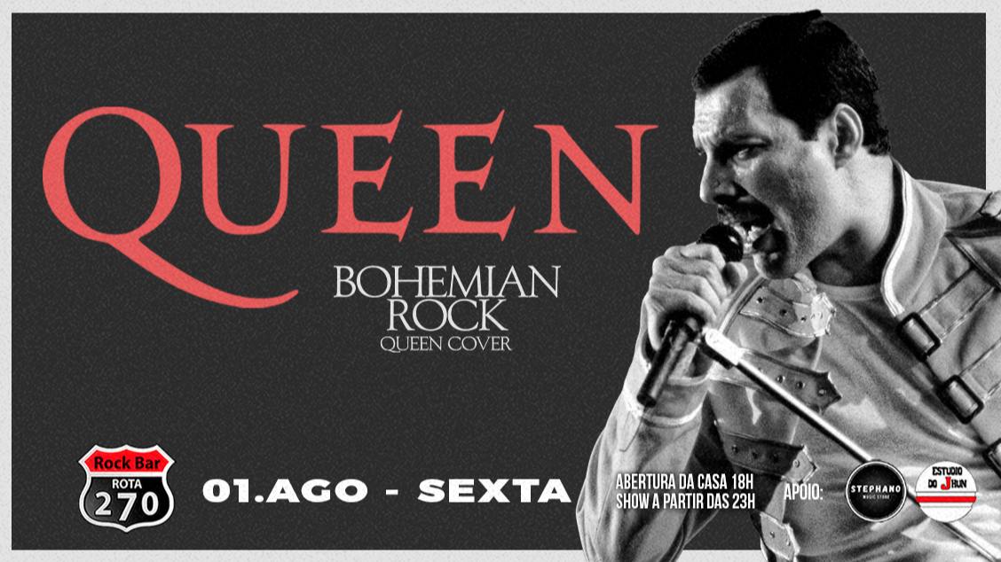 Imagem do evento ESPETÁCULO QUEEN COVER COM BOHEMIAN ROCK