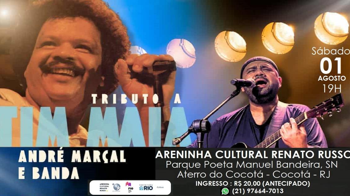 Imagem do evento Tributo Tim Maia - André Marçal & Banda