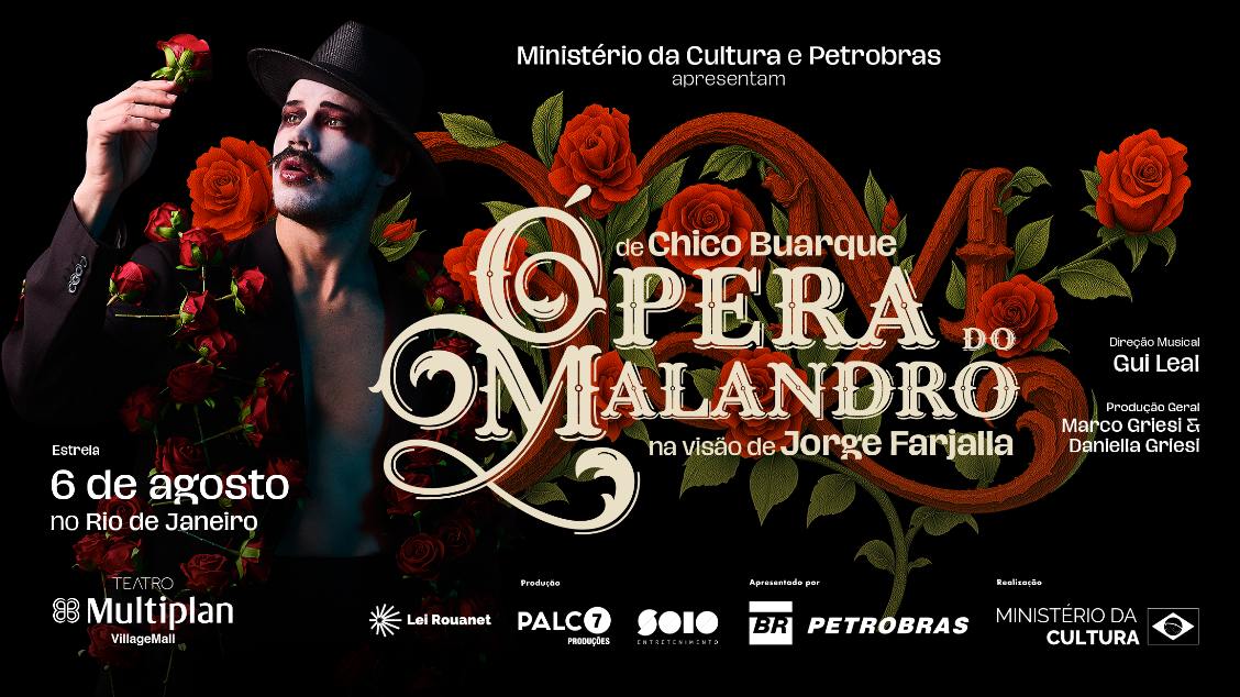 Espetáculo Ópera do Malandro encerra temporada de sucesso no Rio de Janeiro