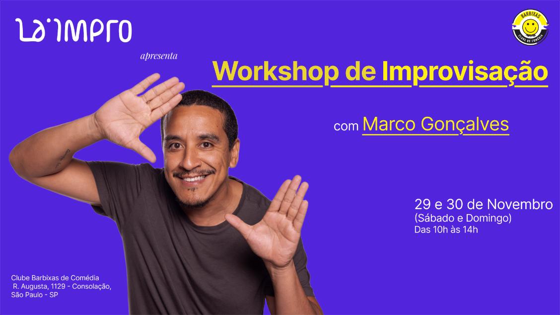 Imagem do evento CURSO - 2 Dias de Imersão de Improvisação Teatral com Marco Gonçalves