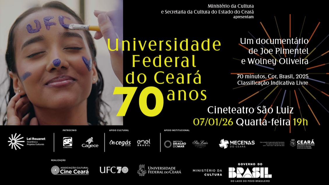 Imagem do evento Documentário: 70 Anos da Universidade Federal do Ceará
