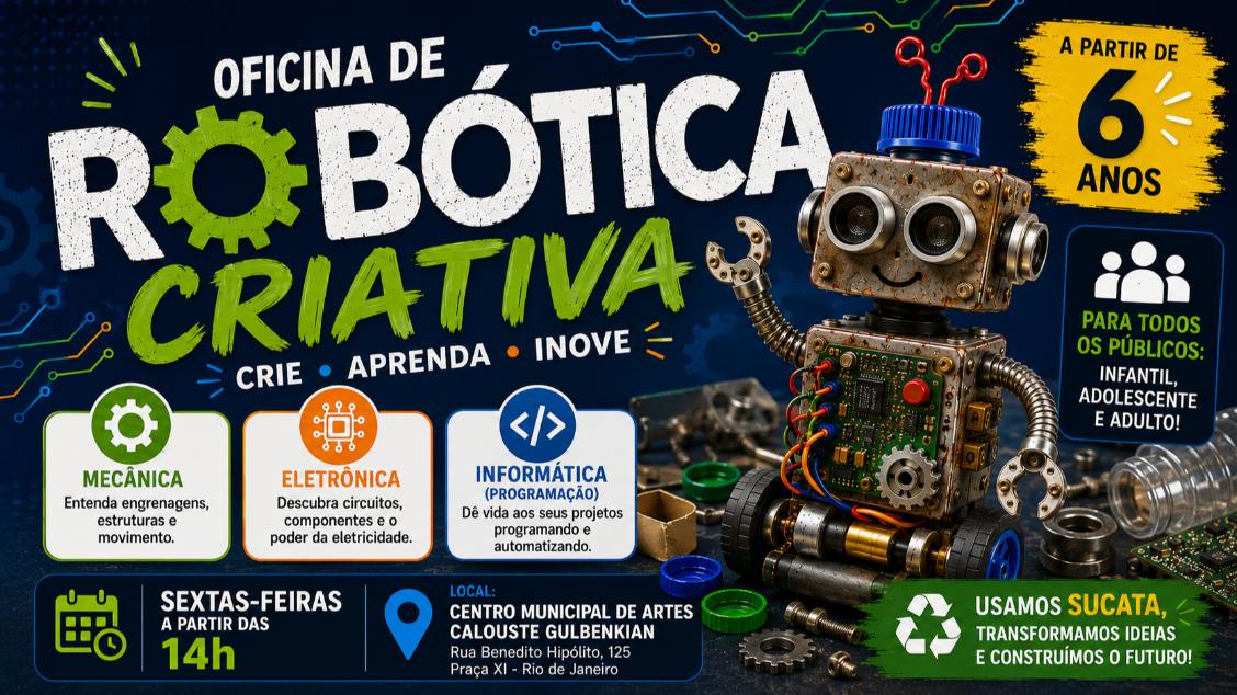 Imagem do evento Oficina de Robótica Criativa