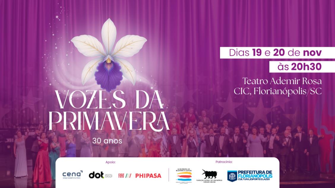 Imagem do evento  Vozes Da Primavera – 30 Anos O Musical