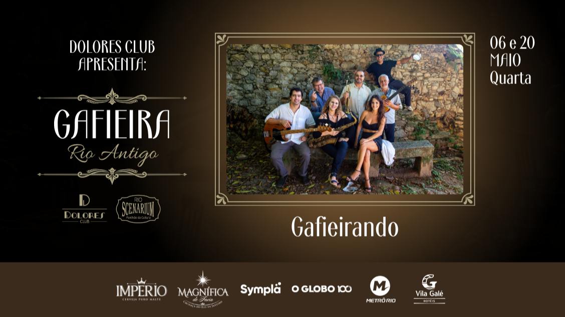 Imagem do evento GAFIEIRA RIO ANTIGO NO RIO SCENARIUM  MAI.2026