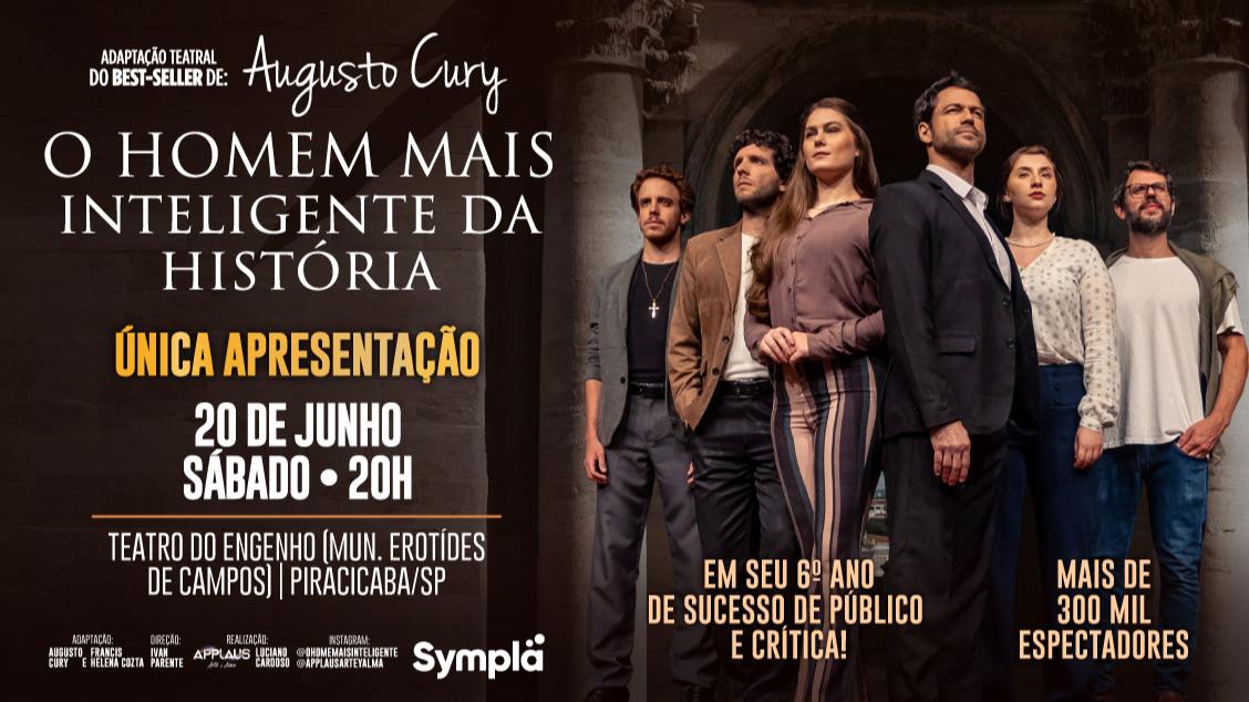 Imagem do evento O Homem Mais Inteligente da História  Piracicaba/SP