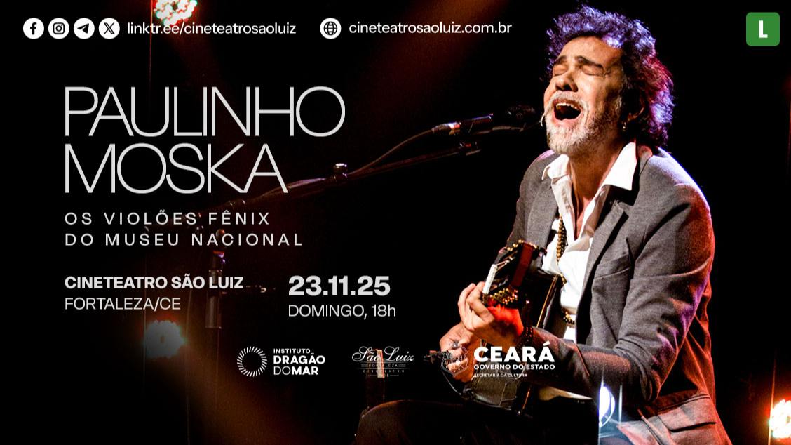 Imagem do evento Paulinho Moska - Os Violões Fênix do Museu Nacional