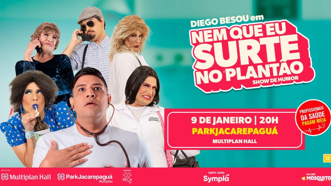 Imagem do evento DIEGO BESOU NEM QUE EU SURTE NO PLANTÃO