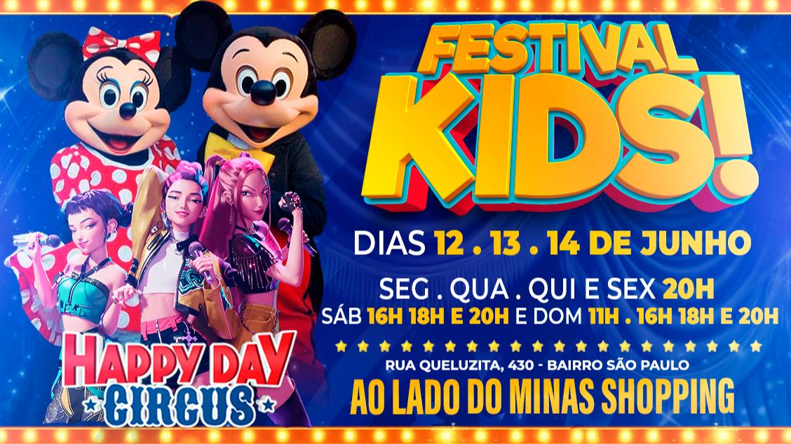 Imagem do evento Happy Day Circus em Belo Horizonte - MG