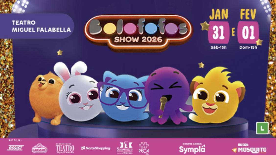 Imagem do evento BOLOFOFOS Show Novo 2026